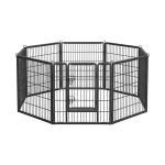 Lasa Foldable 8-PANEL Pet Playpen For Indoor & Outdoor Small Medium Pets