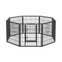 Foldable 8-PANEL Pet Playpen For Indoor & Outdoor Small Medium Pets