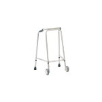 Adjustable Rollator Walking Frame Solid Front Wheeler