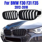 1PAIR Gloss Black Front Kidney Grille Racing Grilles For 3-SERIES F30 F31 F35 320I 325I 328I 2012-2018 Car Styling