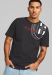 Puma A.c. Milan Ftbllegacy Tee - Black-tango Red