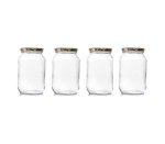 Consol Catering Jar With Gold Lid 750 Ml 4 Pack