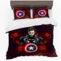 Captain America Duvet Cover Set Double