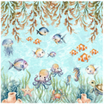 Tear Resistant Deco Print Under The Sea