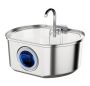 Stainless Steel Pet Water Fountain With Visual Window Ultra Quiet Automatic