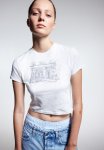 Printed T-Shirt - Light Grey Marl & The West End