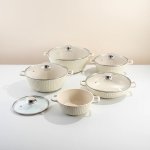 Non-stick Aluminium Soup Pot With Glass Lid