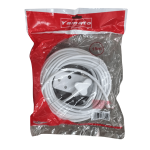 YM01-15M Extension Cord With Dual 3-POINT Plug Sockets - My Kleine Winkel