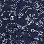 Wildlife Character Novelty Fabric 140CM