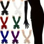 Amazing Gatsby 1920s Series Plush Warm Gloves Velvet Retro Gloves Makeup Dance Party Holiday Fashion Easter Middle East Ramadan Valentine's Day Gifts