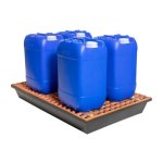 Drip Tray Polyethylene 1000MM X 600MM X 100MM With Mesh