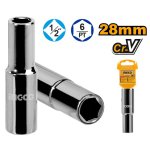 Ingco Socket Deep Hex 1 2DR 6PT 28MM