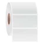 Ga International Cryo Barcode Labels For Liquid Nitrogen Storage 50.8MM X 25.4MM White For 5ML Tubes Roll With 2000 Labels