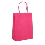 Medium Cerise Party Bag With Handle Pack Of 10