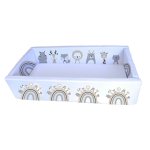 Rainbow Woodlands Natural Travel Bed Grey