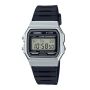 Casio Retro Digital Mens Watch F-91WM - Black & Silver