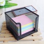 Metal Mesh Desk Organiser With Memo Holder