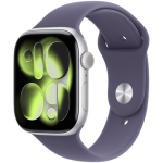 Apple Watch Series 11 Gps 46MM Silver Aluminium Case S m Purple Fog Sport Band