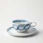 - Jinshi Cappuccino Cup & Saucer