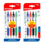 Ballpoint Pen 1.0MM 4PCS - 2 Pack