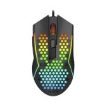Redragon Reaping 6200DPI Rgb Lightweight 65G Gaming Mouse Black - Bios Bois