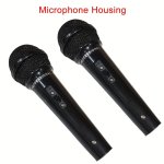 Durable Black Microphone Housing - Xlr Connector Metal & Plastic Construction 16.5X5.25CM