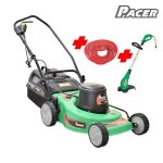 Pacer 2400W Electric Lawnmower + 650W Trimmer + 25M Cable