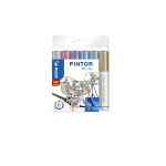 Pilot Pintor Marker Medium Point Metallic Wallet Of 6