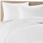 Cotton 200 Thread Count DUVET COVER SET - White - King 230 X 220CM