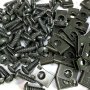 20/50/100PCS Whole Car Screw Base U-shaped Clip Car Modification Clip Metal Interior Mudguard Bumper Protection Clip Metal Seat 