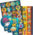 Reward Stickers For Boys Afrikaans 88 Stickers - A5 Sheets