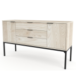 Marley Cabinet With Center Drawers - Ash