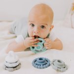 Jellystone Rainbow Stacker And Teether Toy - Ocean