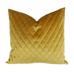Quilted Velvet Scatter Cover - Acacia