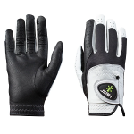 Hirzl – Left Handed Mens Golf Gloves – Black & White