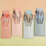 Makeup Brushes bags 8 Pcs Portable Soft Makeup Brushes Set For Eyeshadow Foundation Powder Concealer Lip Blush Makeup Multicolor