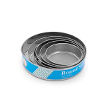 Set Of 6 Stainless Steel Round Mesh Strainer