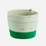 Cylinder Basket - Greenery