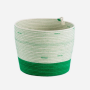 Cylinder Basket - Greenery