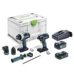 Festool Screwdriver And Drill Bit Set TID18 5.0 4.0 Set Set Tpc 18 4 FES577654