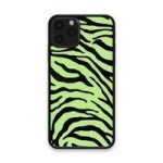 Custom Printed Tpu Cases - Apple Iphone 11 Pro & 39 Green Zebra& 39 By