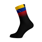 Venezuela Flag Socks - Large Black