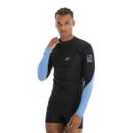 Men's Basic Wave Long Sleeve Rashvest