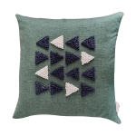 Afriscandi Pattern 4 Scatter Cover - 50CM X 50CM Green
