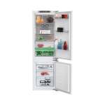 254L Integrated Combi Fridge White