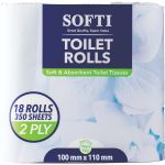 Toilet Rolls 2PLY 18'S