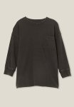 Cotton On The Essential Long Sleeve Tee - Phantom Wash