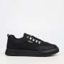 Urbanart Ezrain 1 Wax / Faux Suede Sneaker - Black - Black / 7