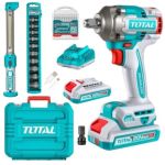 Total Tools - Cordless Wrench And Work Lamp With 2 Batteries