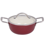 22CM Red Superlight Cast Iron Casserole - CICA022